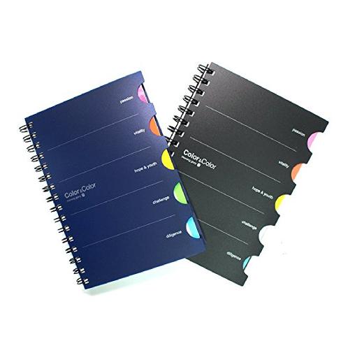 Morning Glory PP Cover Prima Spring Note 5 Colorful Index Easier Retrieval (2 Colors)